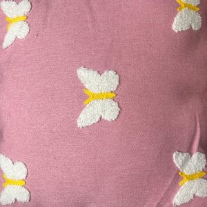 Pink butterfly pillow ( brand new )
